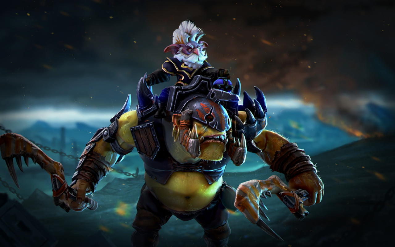 Алхимик на орке из игры Dota 2