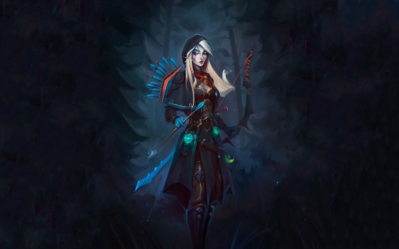 Лучница в игре Dota 2