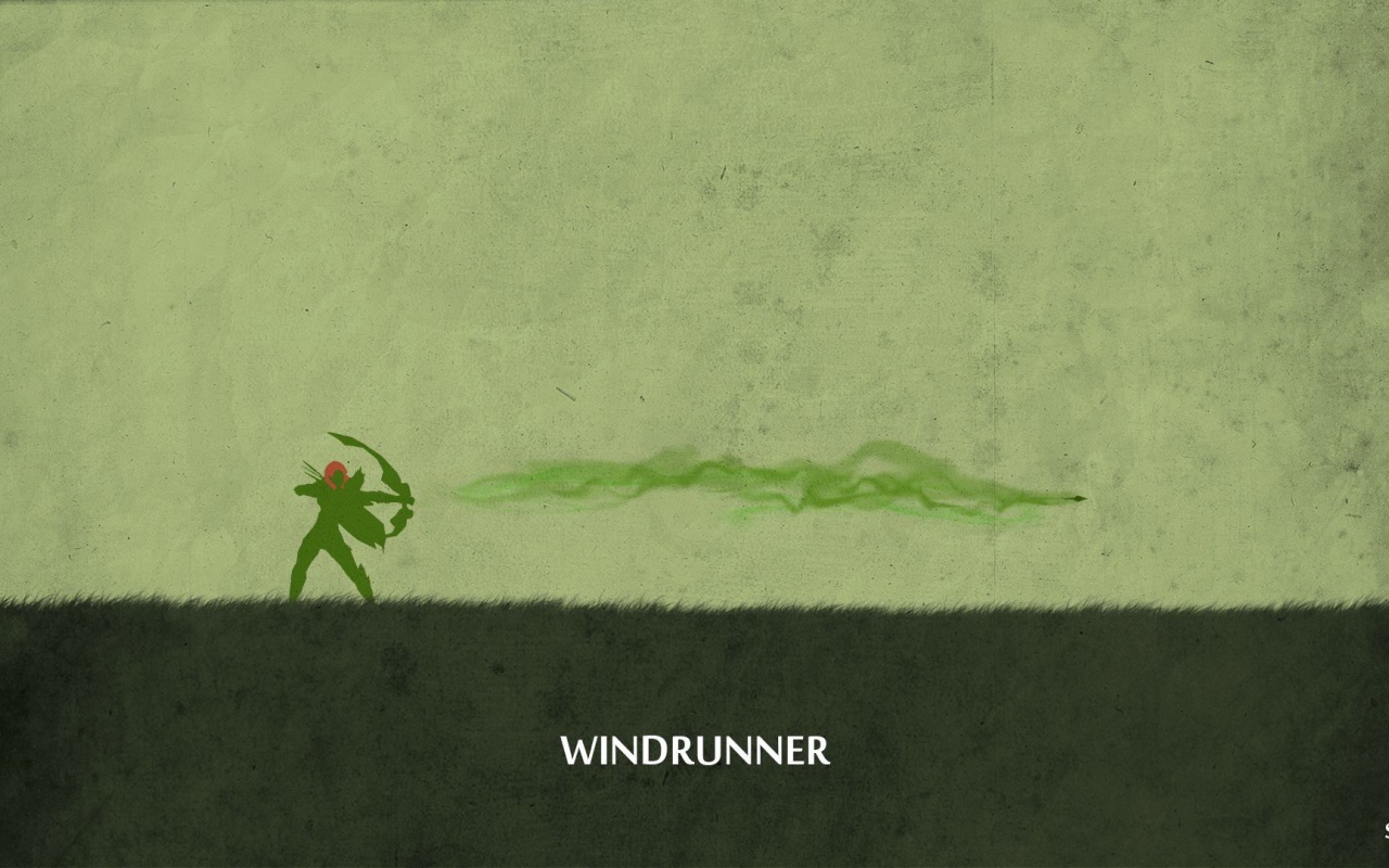 Лучник Windrunner из игры Дота