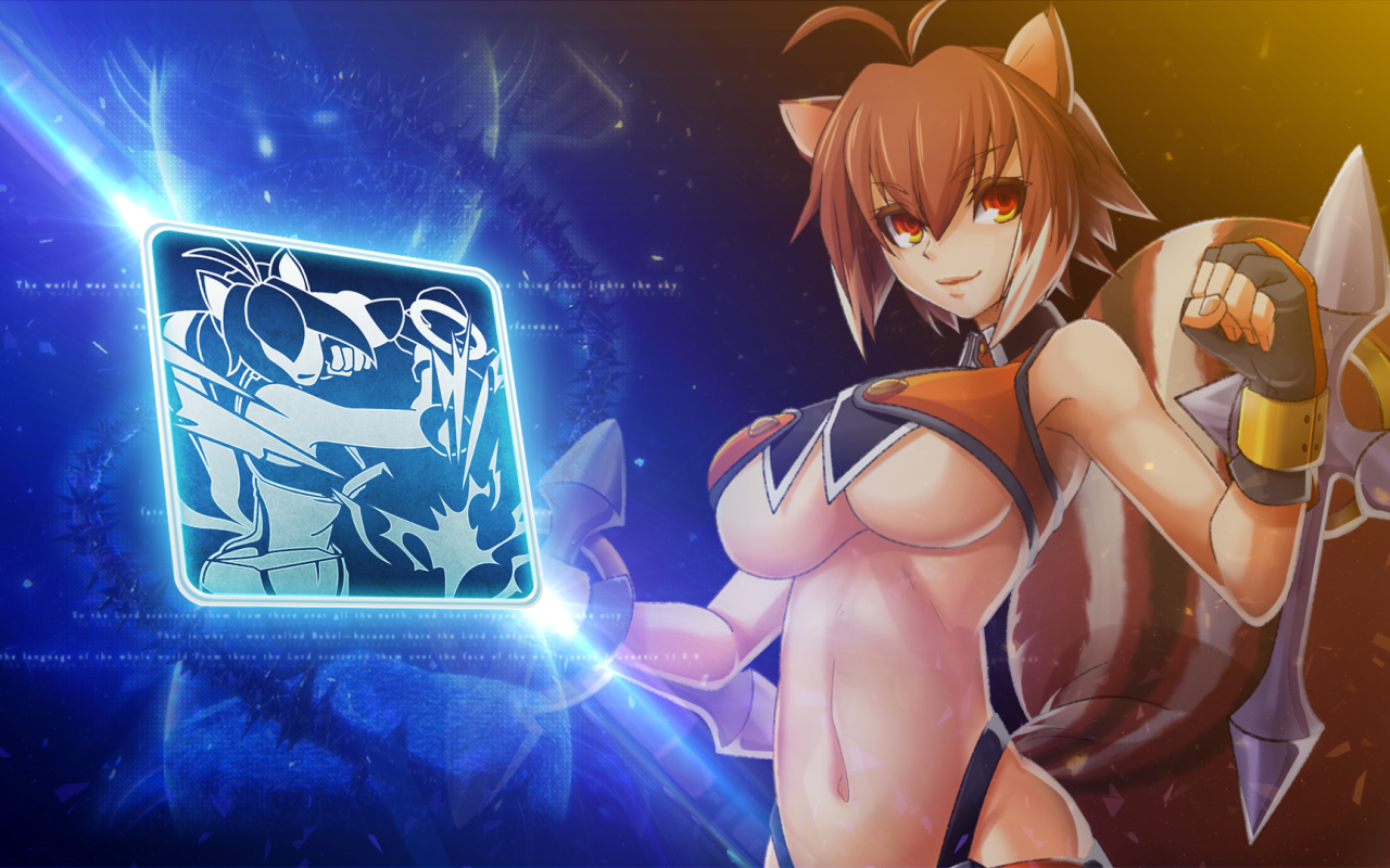 Женщина кошка в игре Blazblue