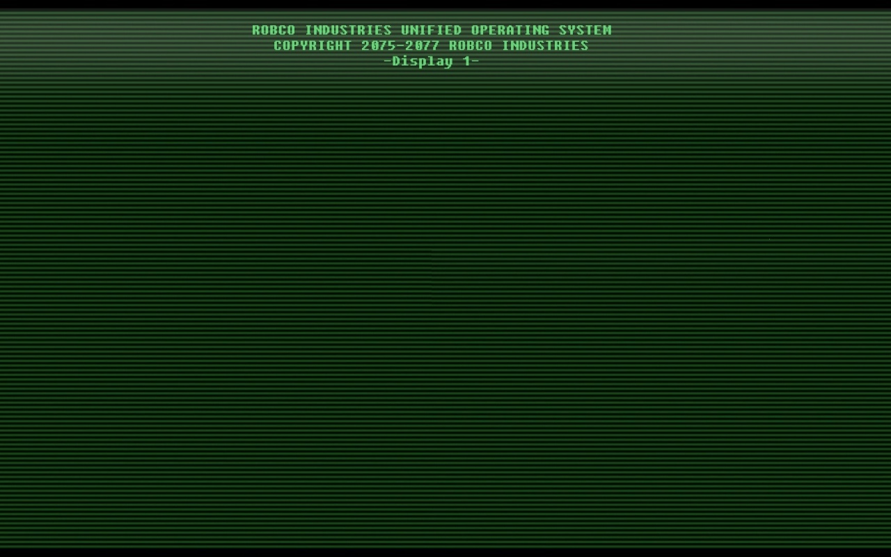 Дисплей компьютера в игре