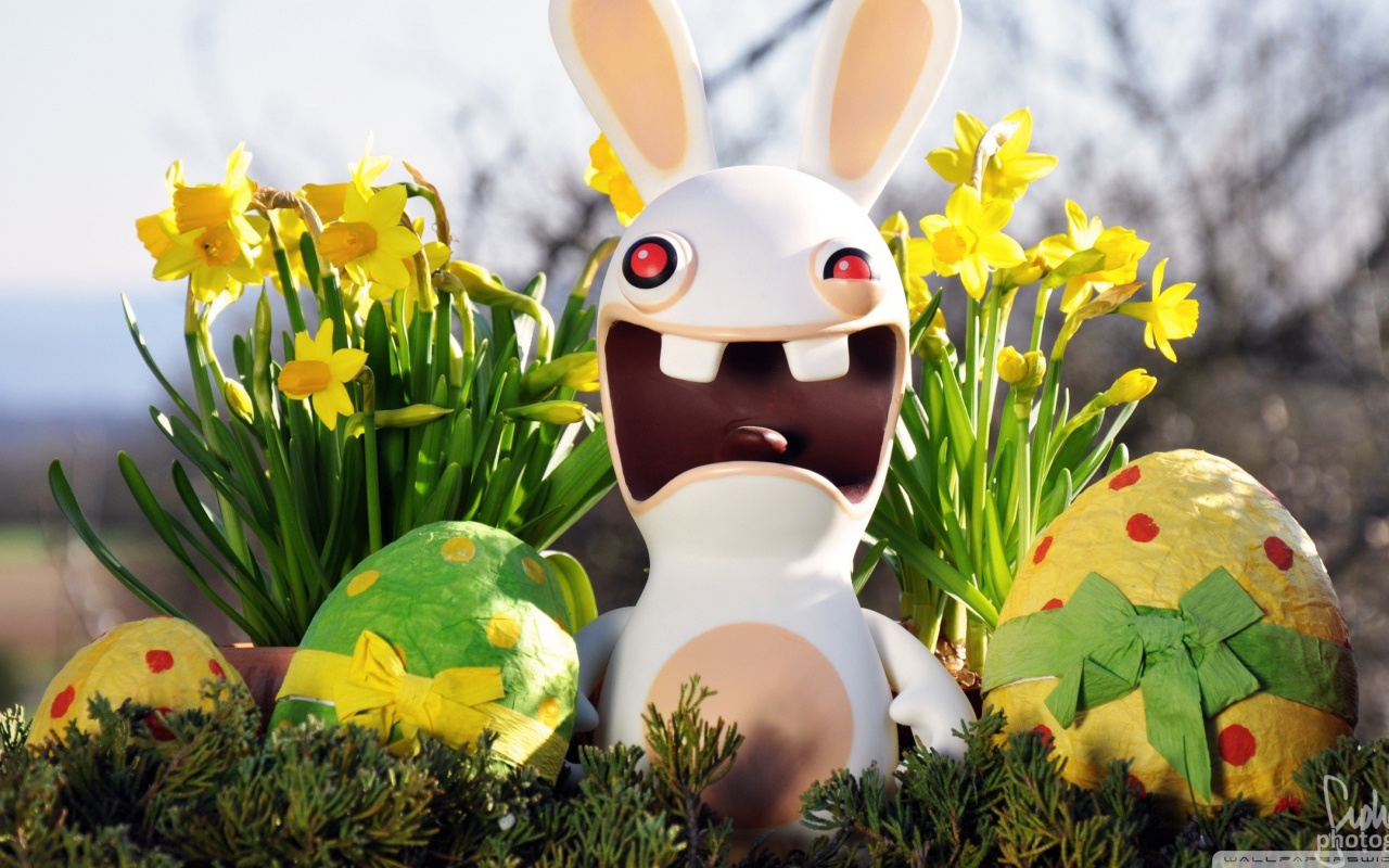 Пасхальный кролик, игра Rayman Raving Rabbids