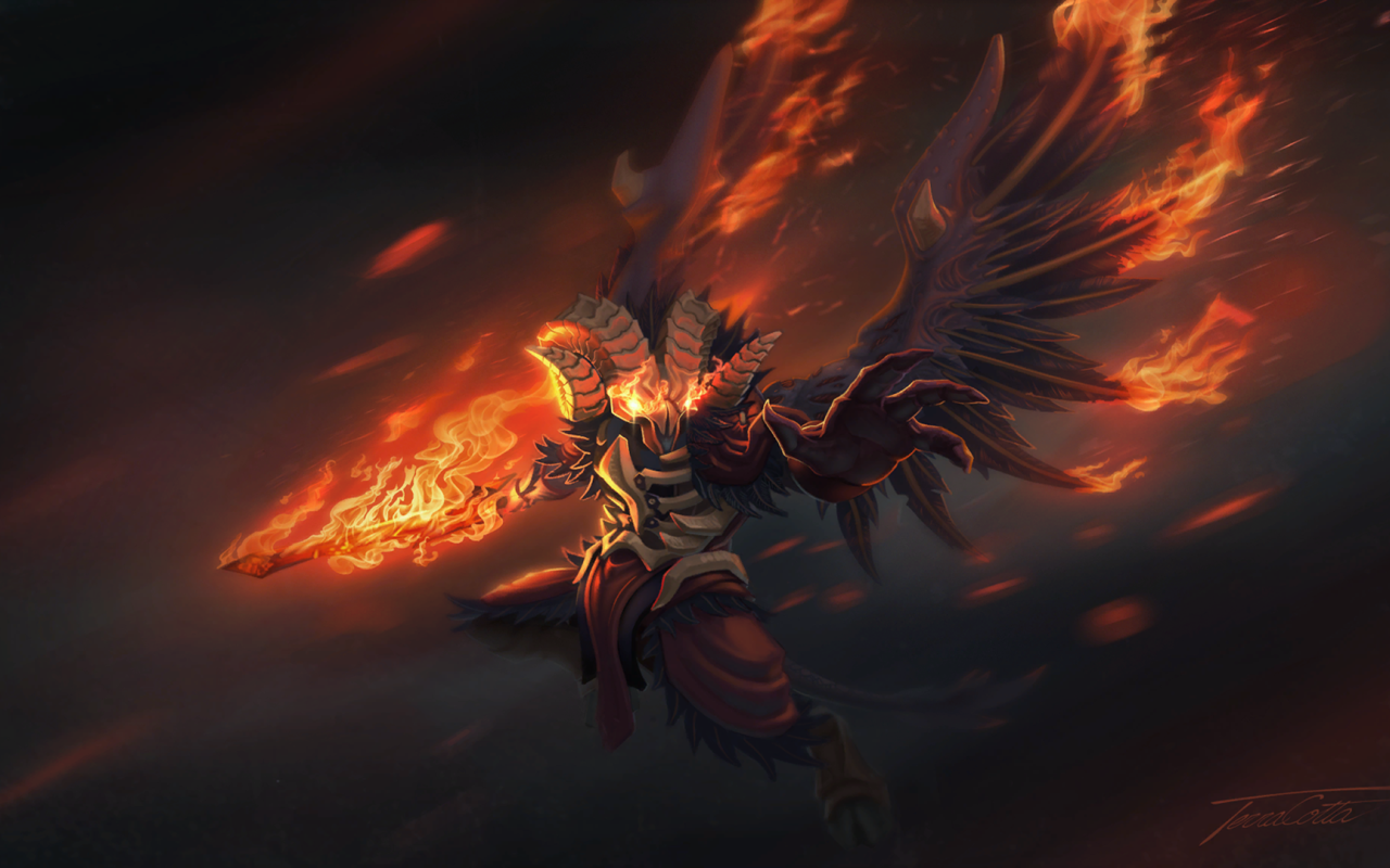 Огненный демон в игре Dota 2