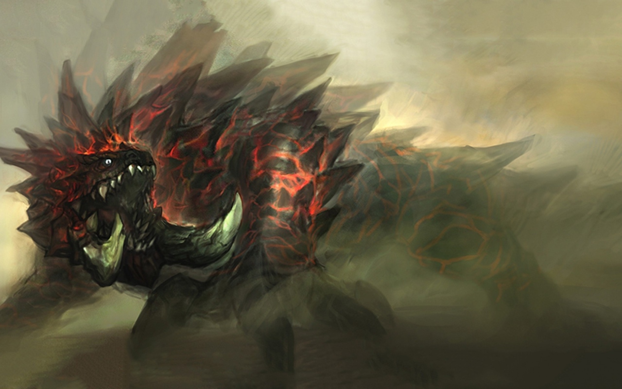 Огненный дракон, игра Monster Hunter