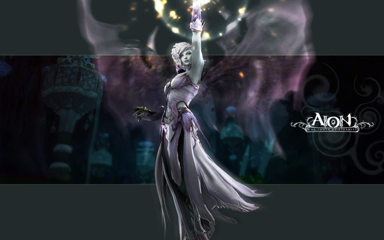 Девушка Асмодиан, игра Aion Online