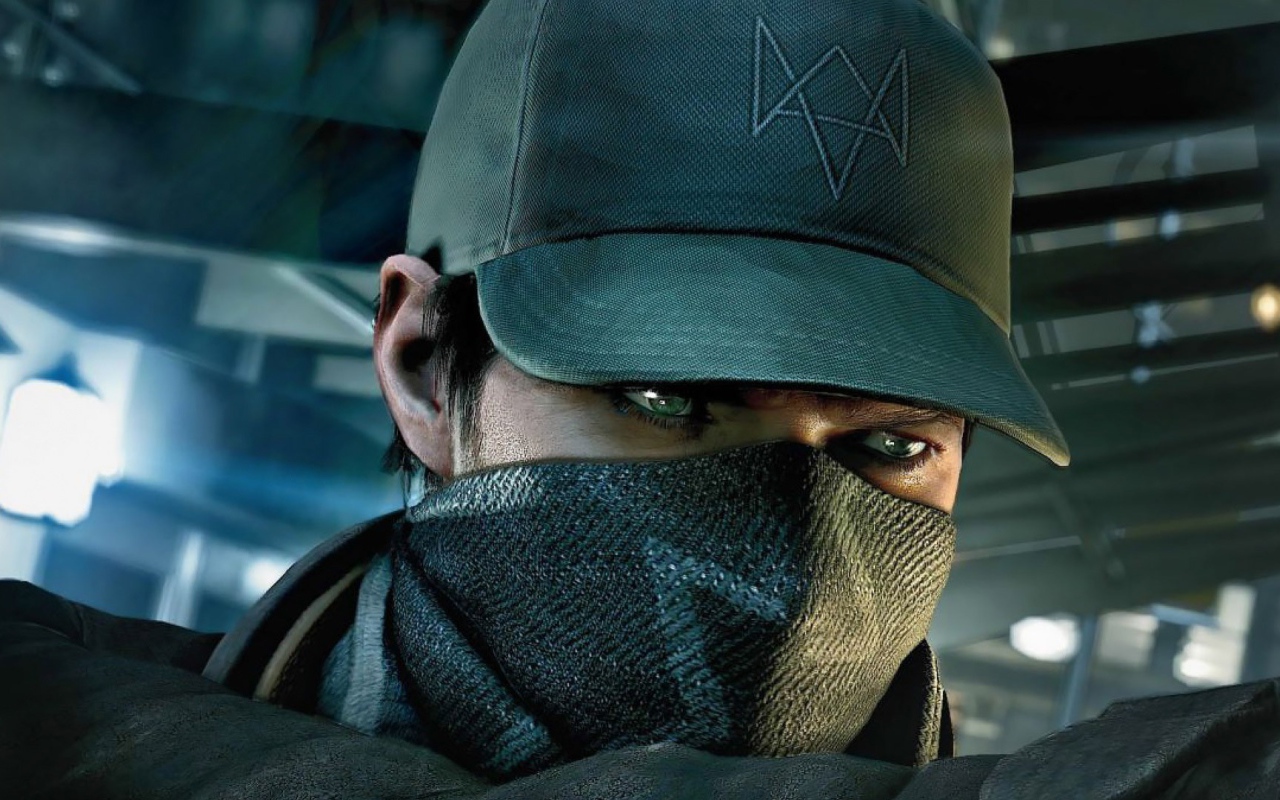 Герой игры Watch Dogs в кепке