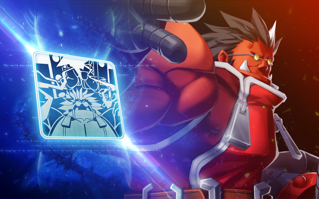 Айрон Тейгер из игры Blazblue