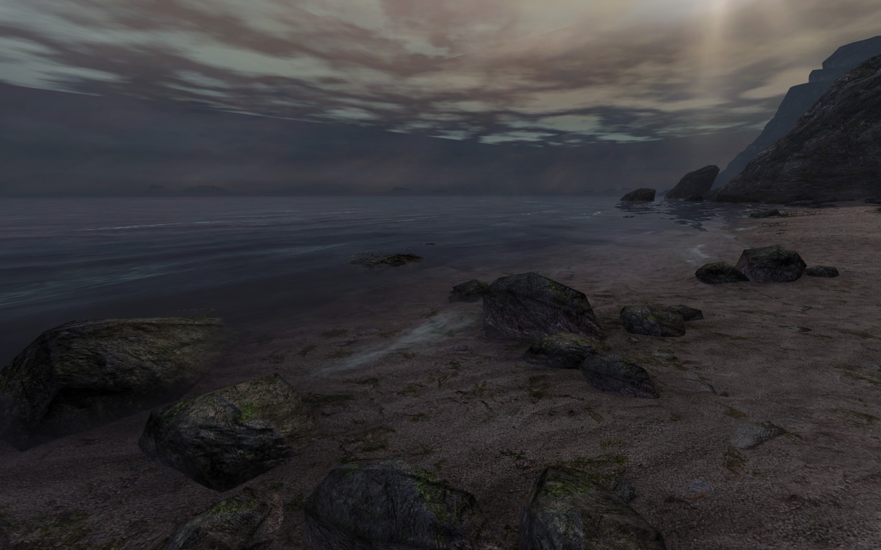 Пейзаж в игре Dear Esther