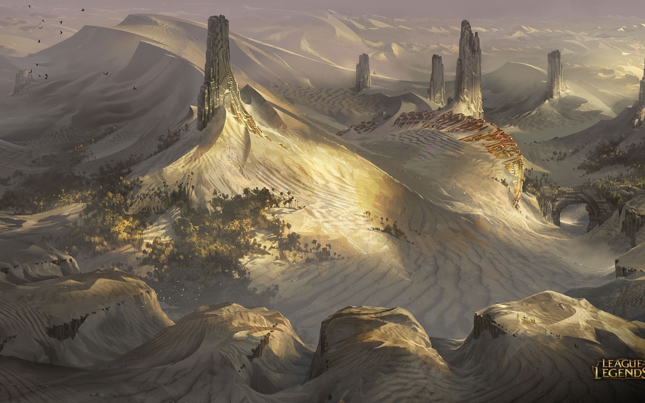 Пейзаж в игре League of Legends