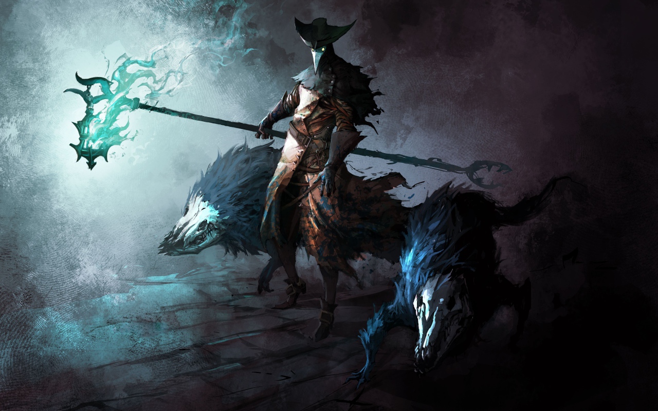 Чародей с волками в игре Castlevania Lords of Shadow