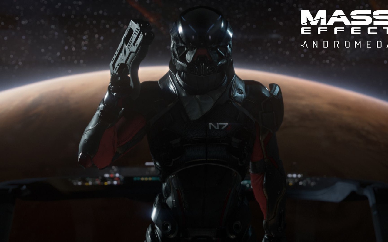 Человек с пистолетом, игра Mass Effect Andromeda