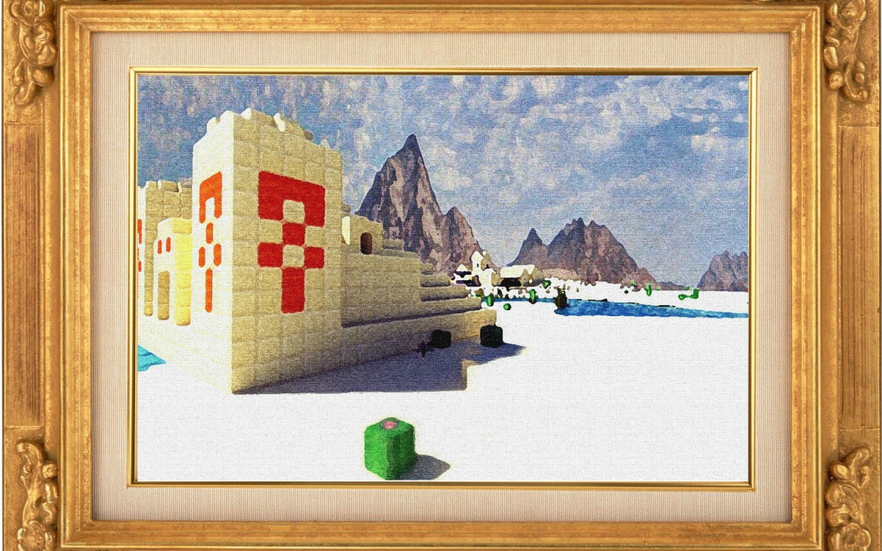 Картина в игре Minecraft