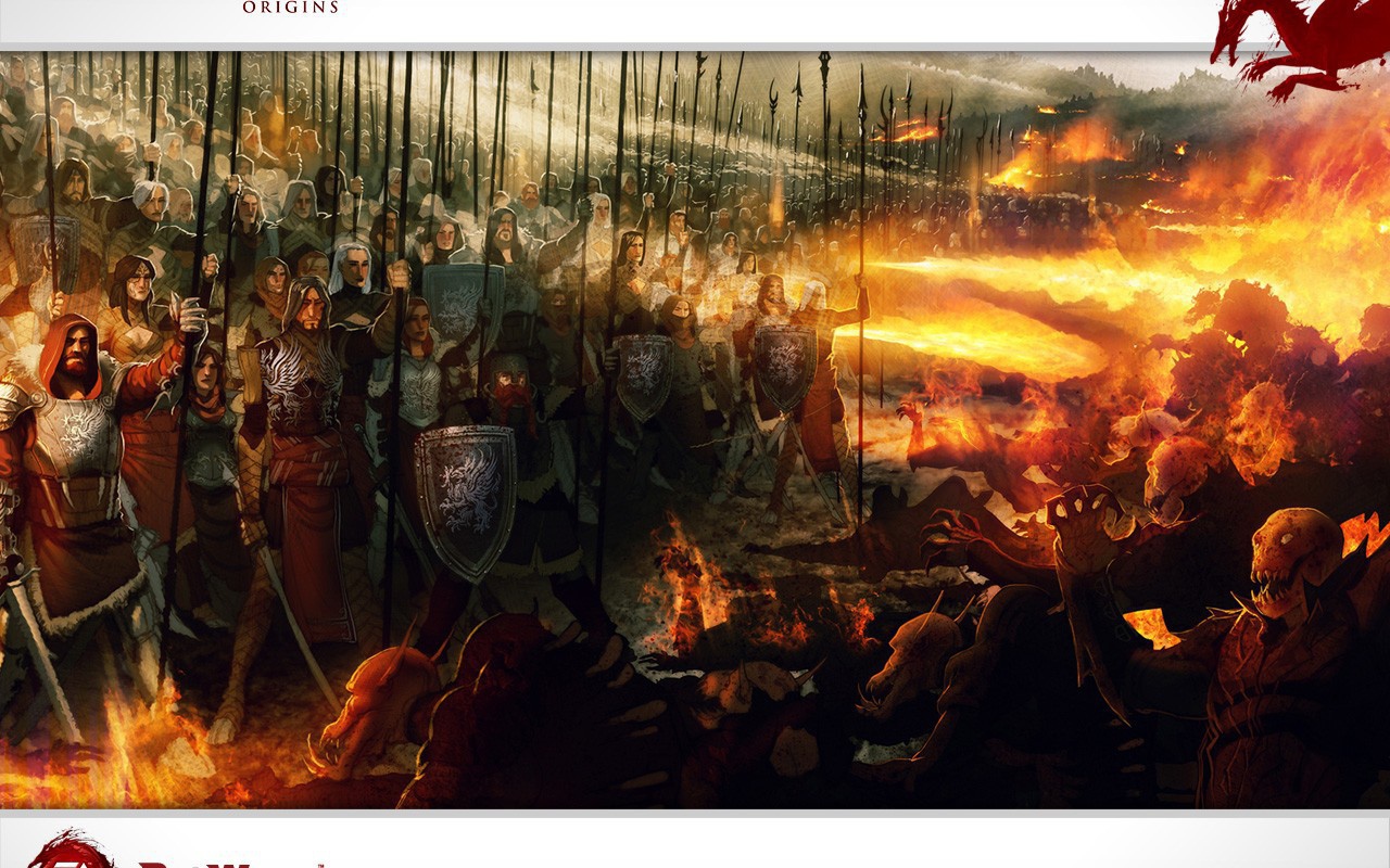 Постер игры Dragon Age Origins