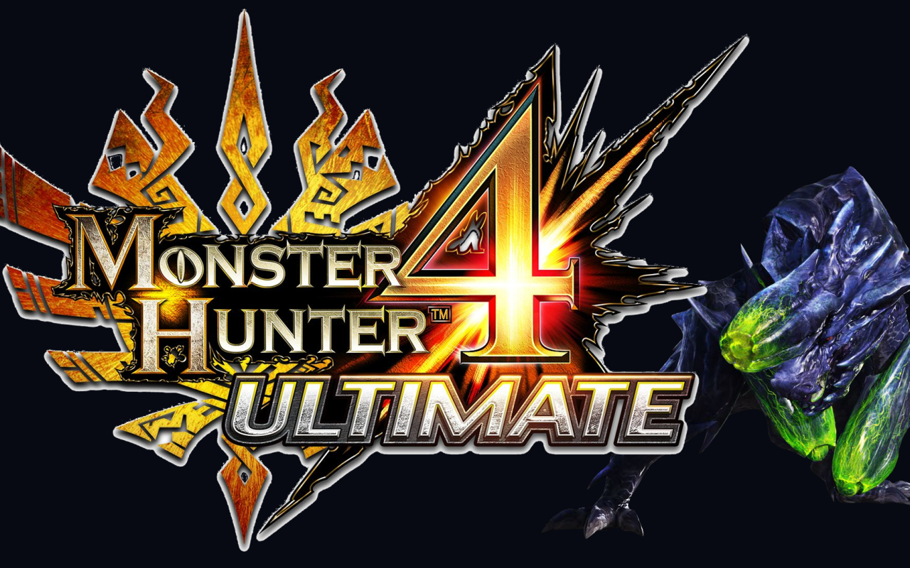 Постер видео игры Monster Hunter 4