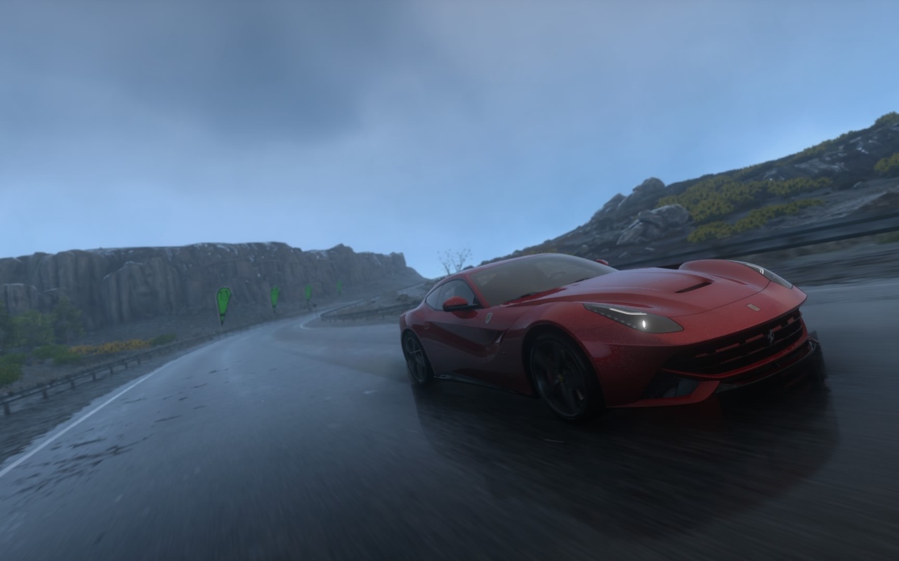 Красный Феррари в игре Driveclub