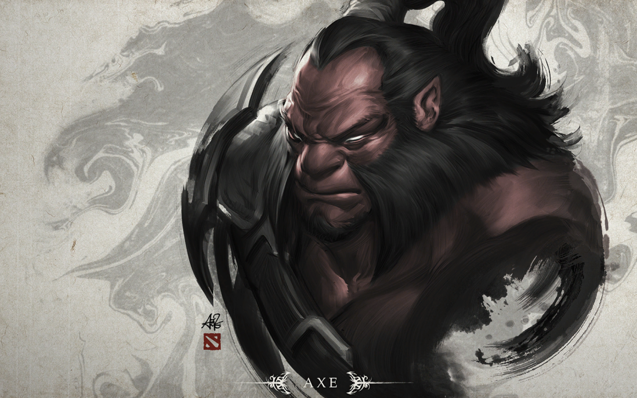 Лохматый Акс в игре Dota 2