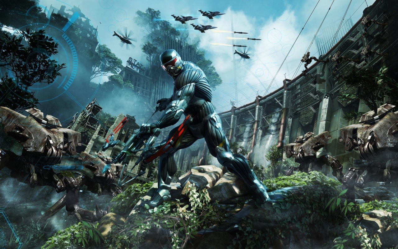Солдат в игре Crysis 3