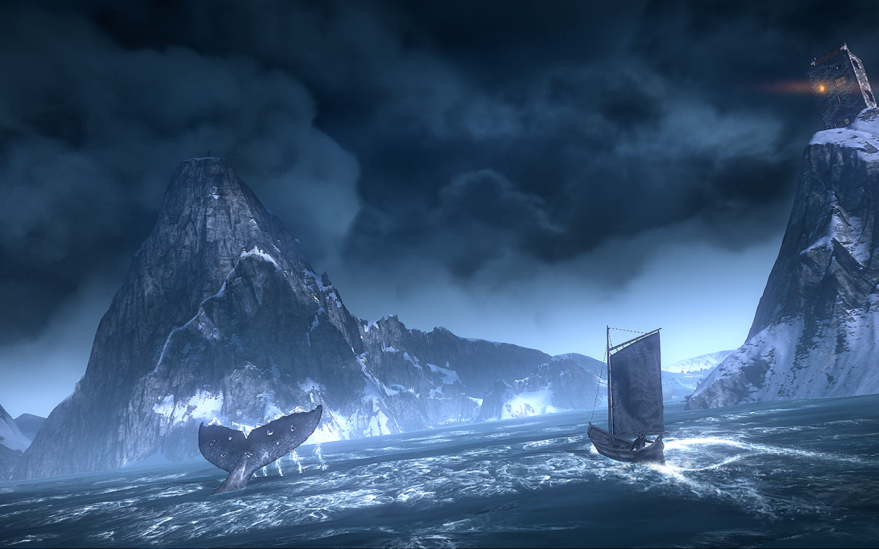 Бурное море в игре The Witcher 3 Wild Hunt