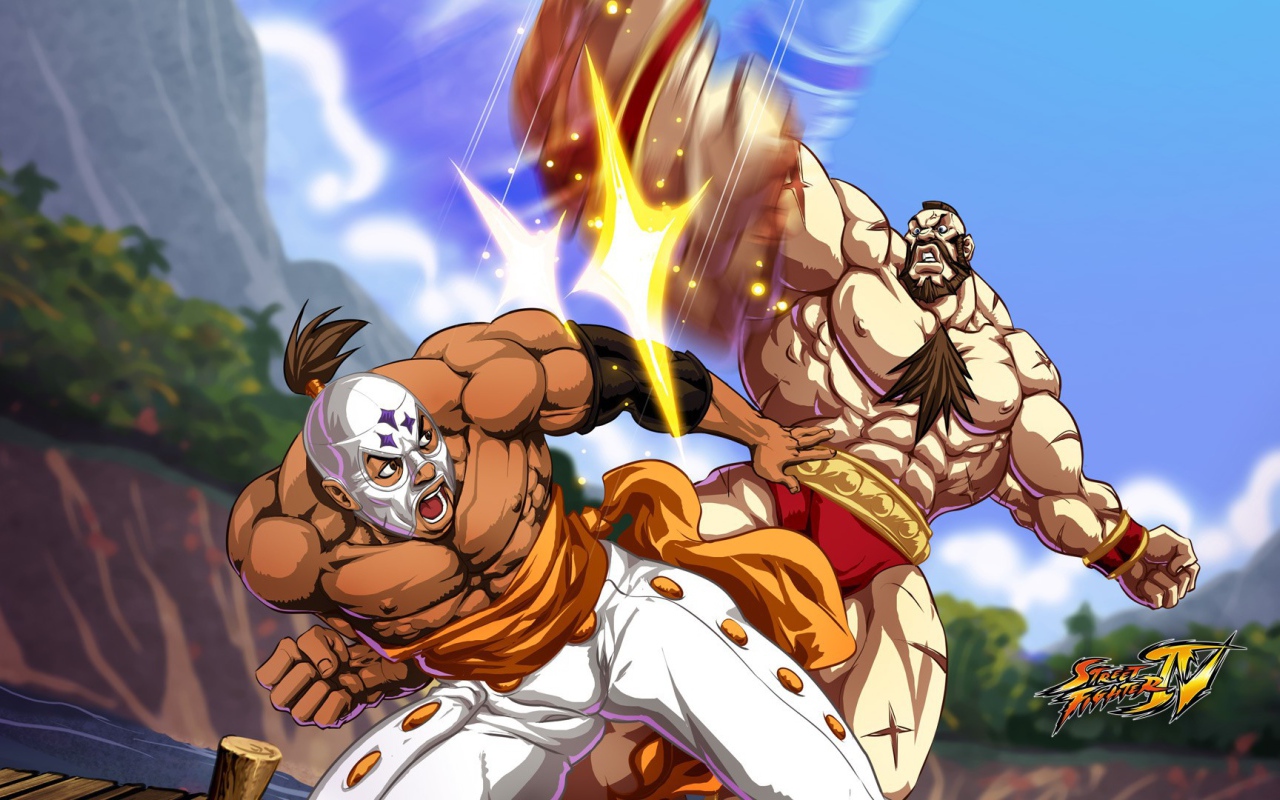 Уличный бой в игре Street Fighter IV