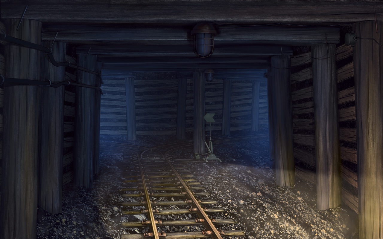 Подземная железная дорога в игре Бесконечное лето