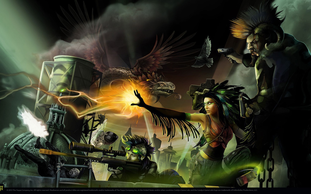 Сражение в игре Shadowrun Returns