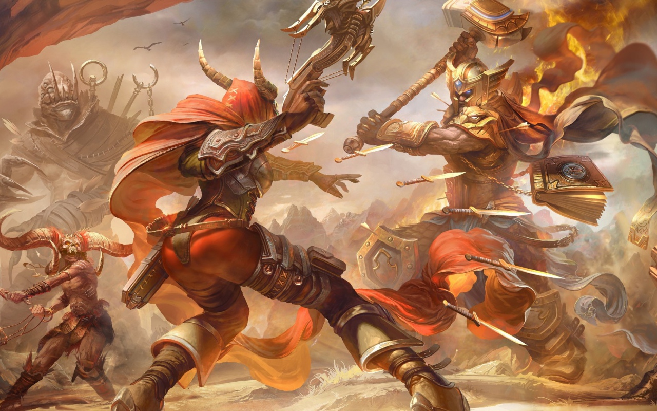 Сражение в игре Uther the Lightbringer