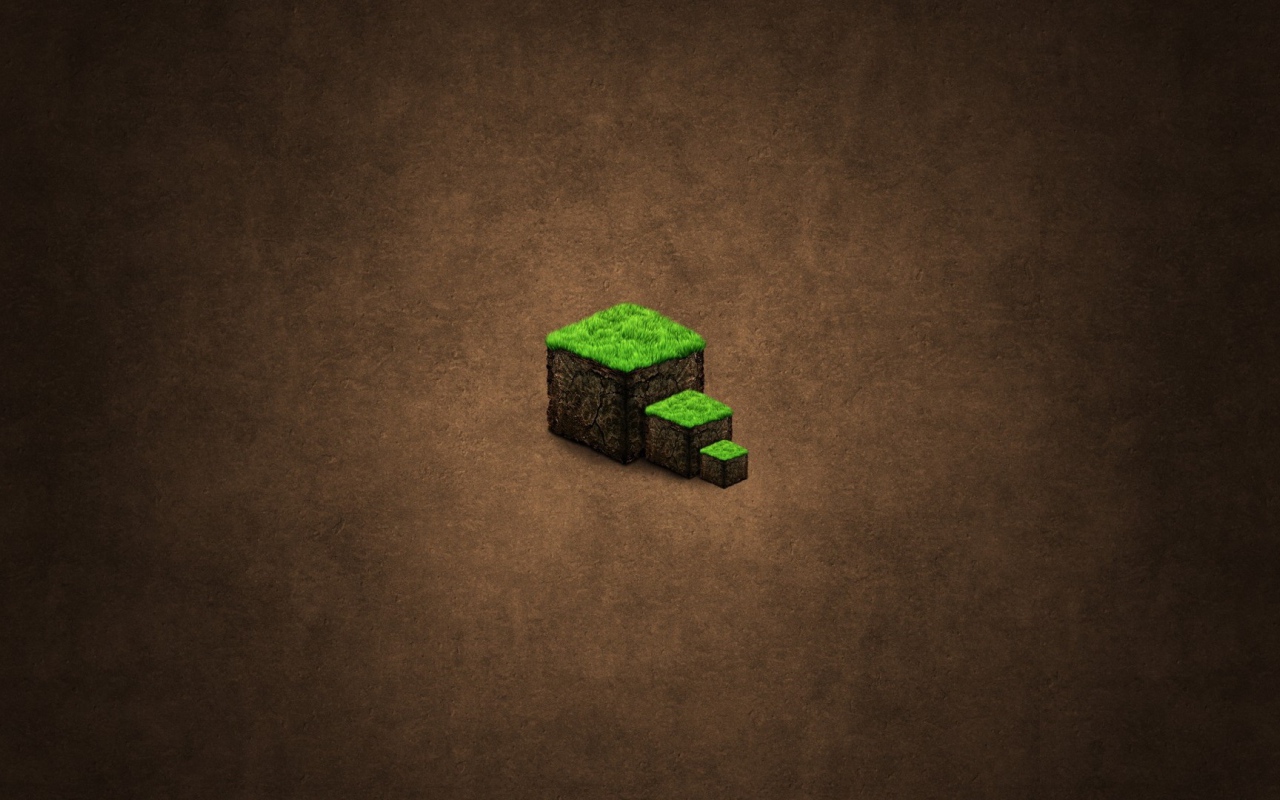 Игра Minecraft, минимализм
