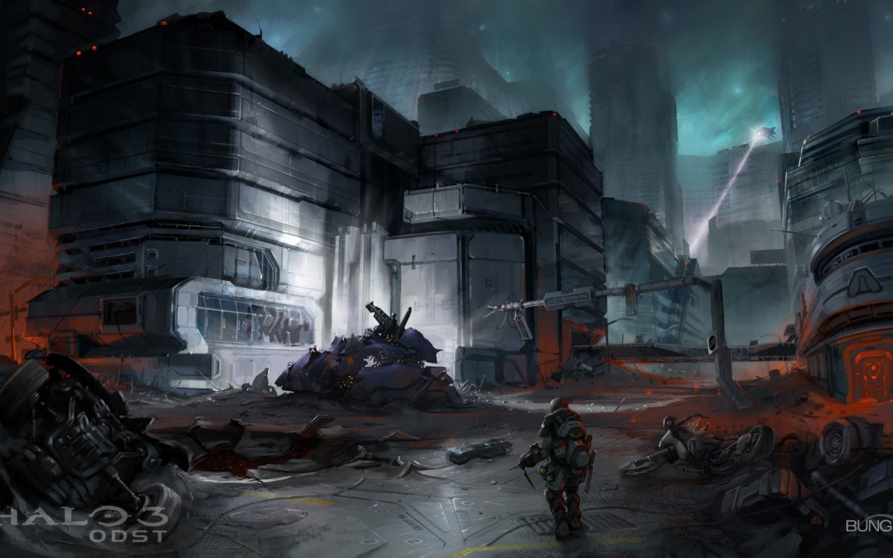 Мир игры Halo 3 ODST
