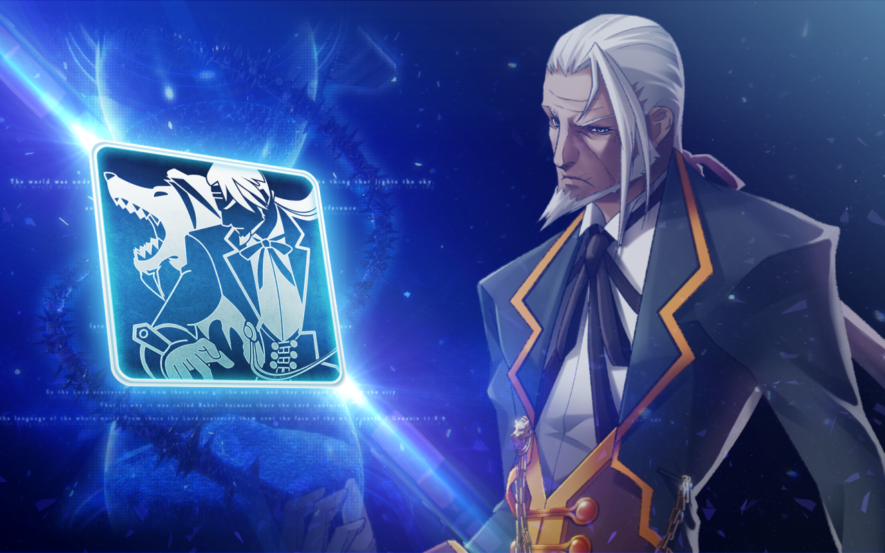 Седой старик в игре Blazblue