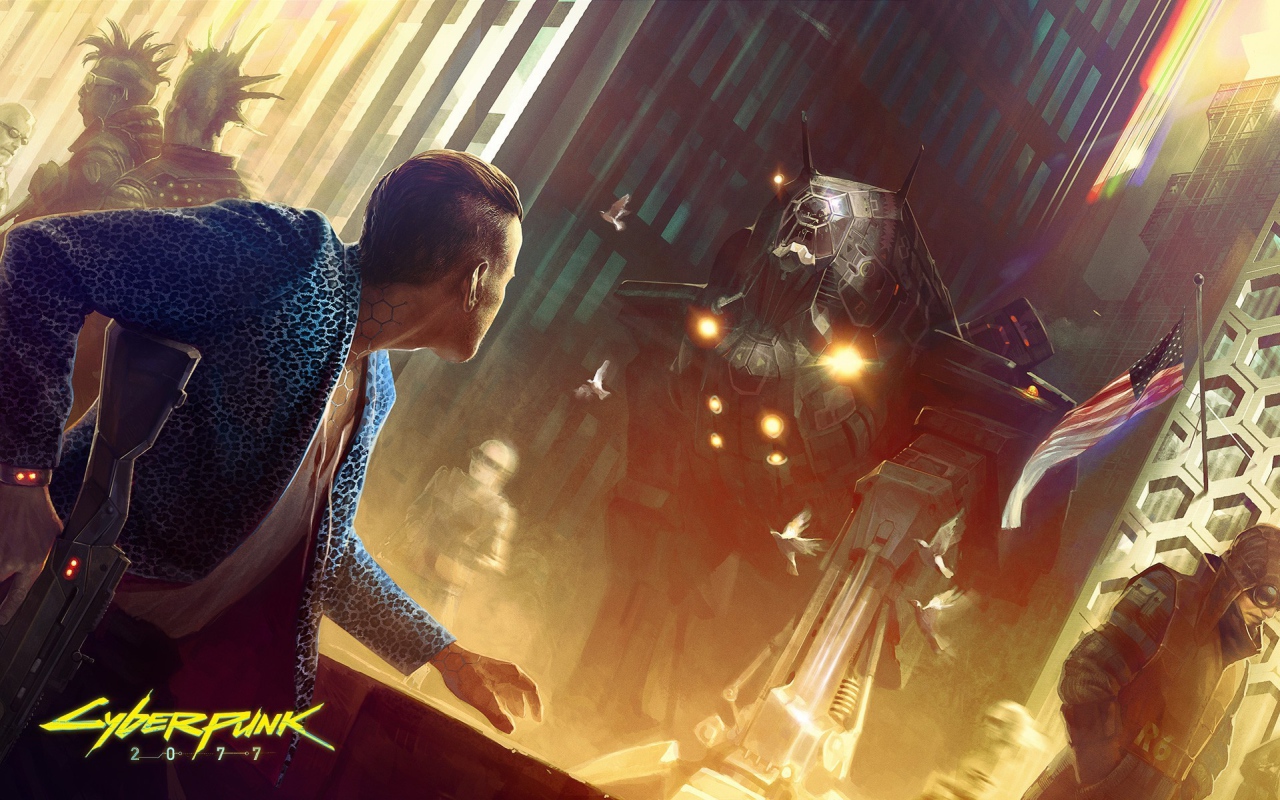 Герой игры Cyberpunk 2077