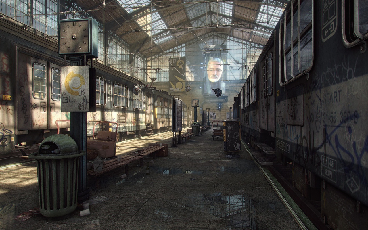 Интерьер здания в игре Unreal Engine 4