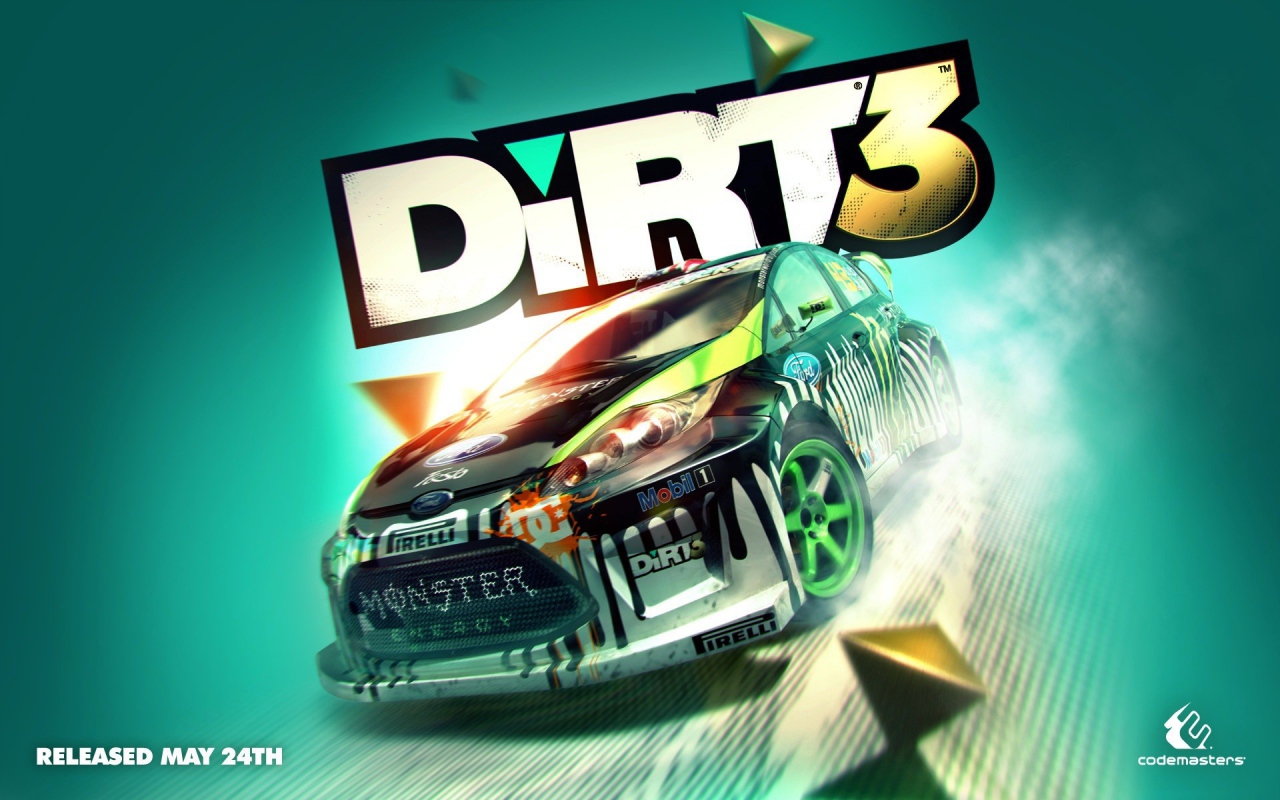 Постер новой игры DiRT 3