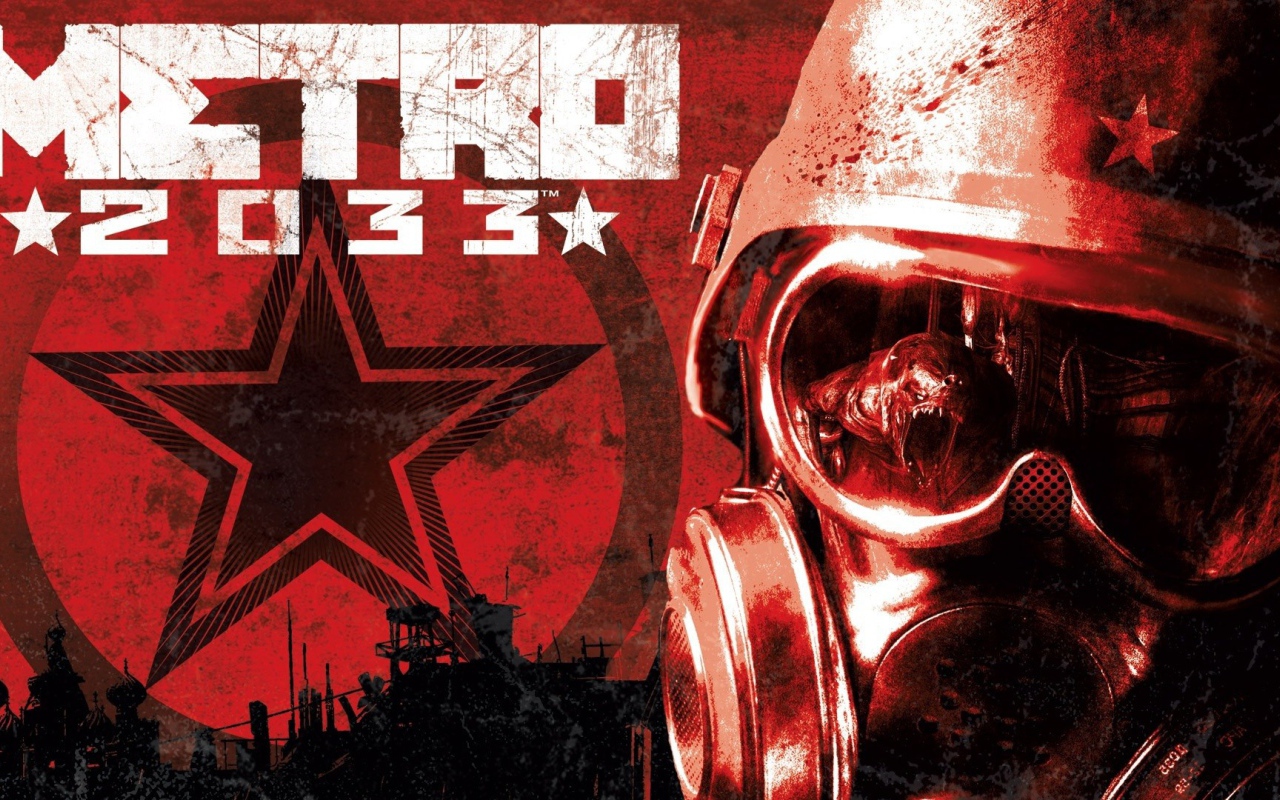 Постер популярной игры Metro 2033