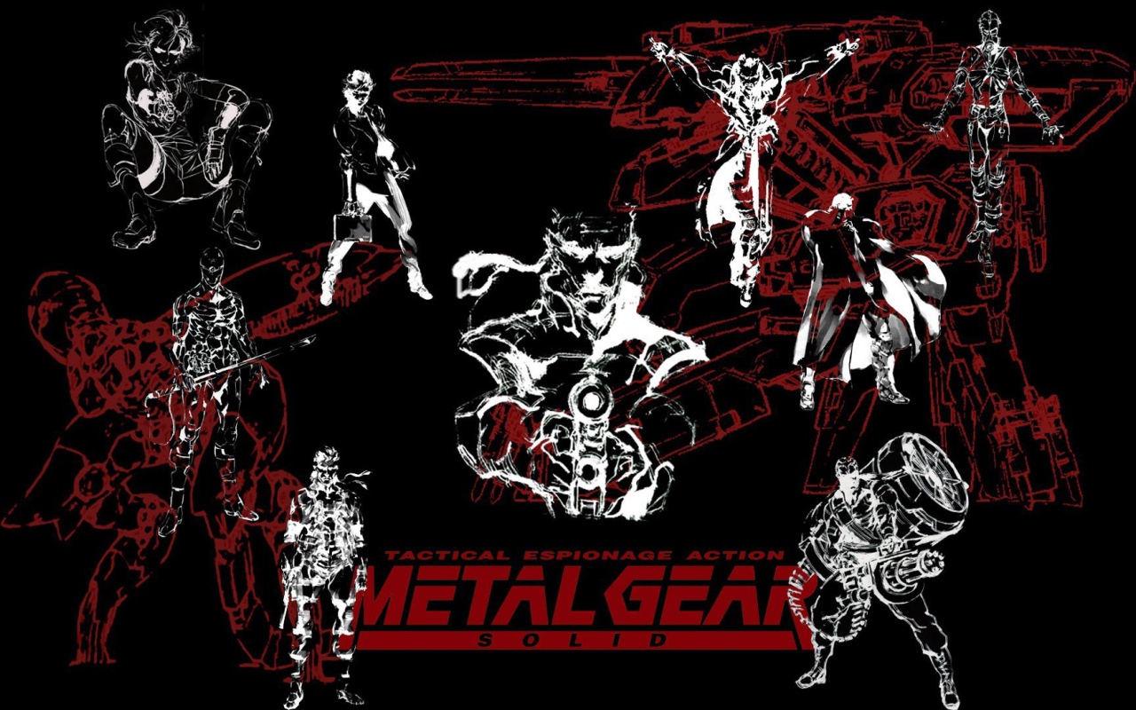 Постер видео игры Metal Gear Solid