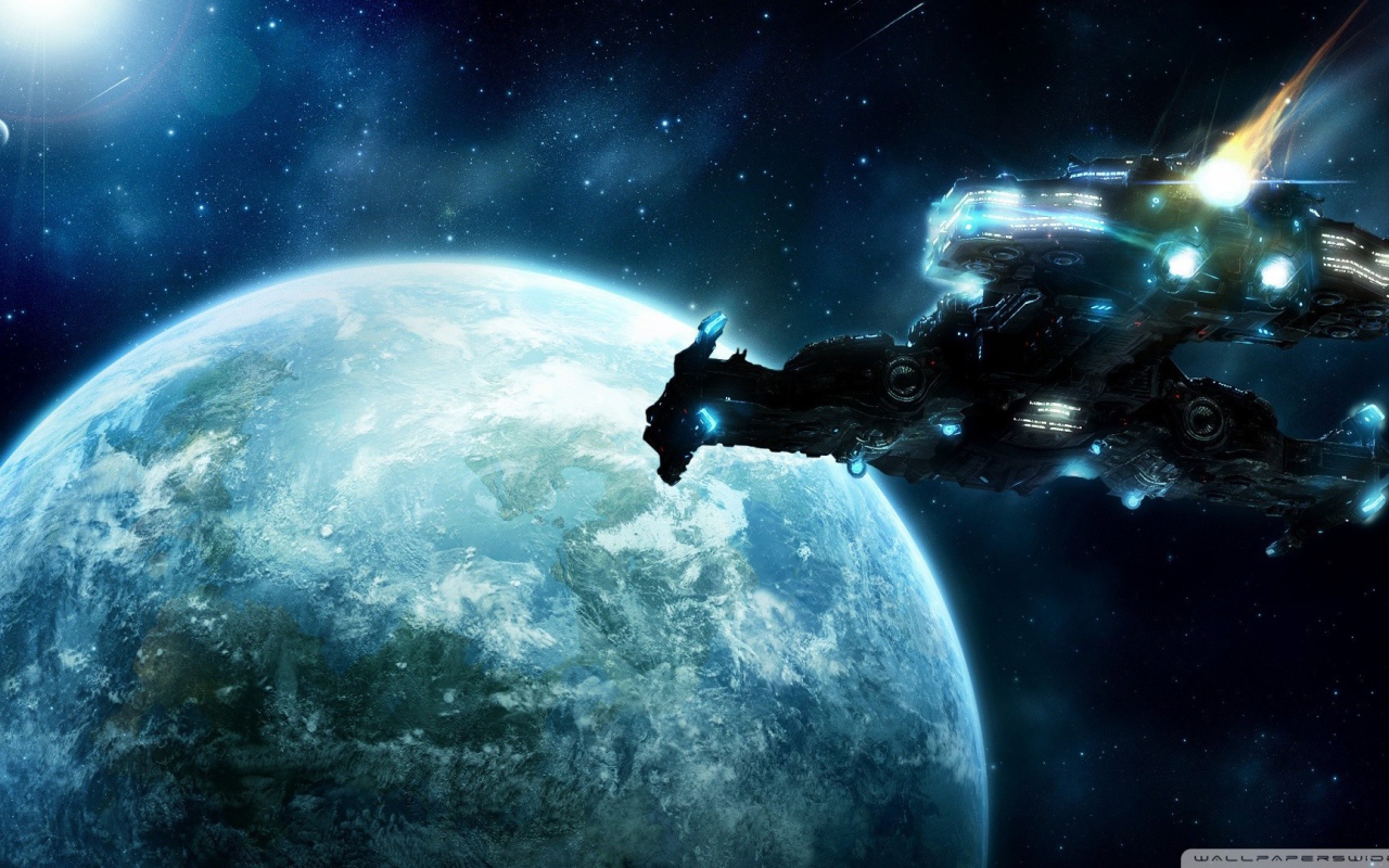 Космический корабль похож на дракона