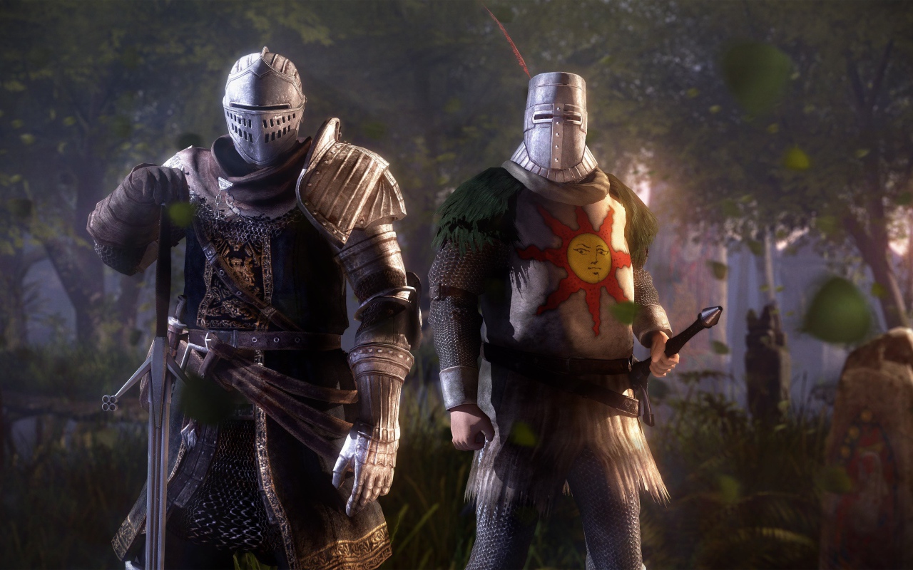 Два рыцаря, игра Dark Souls