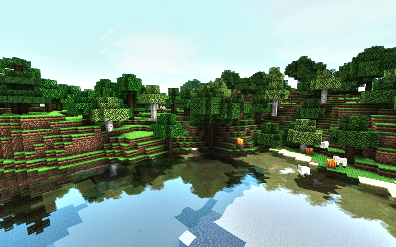 Растительность в игре Minecraft