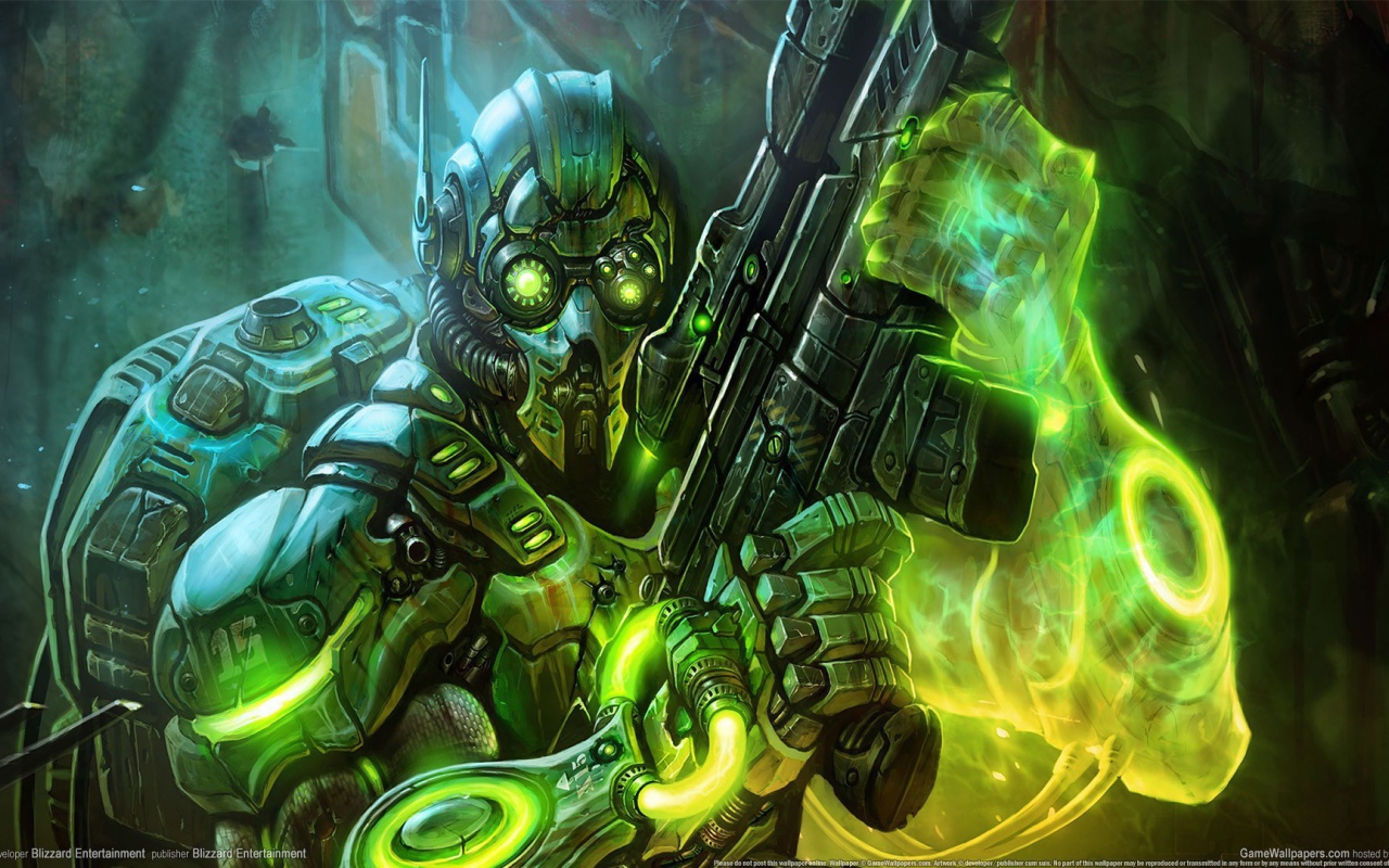 Воин андроид в игре Starcraft II