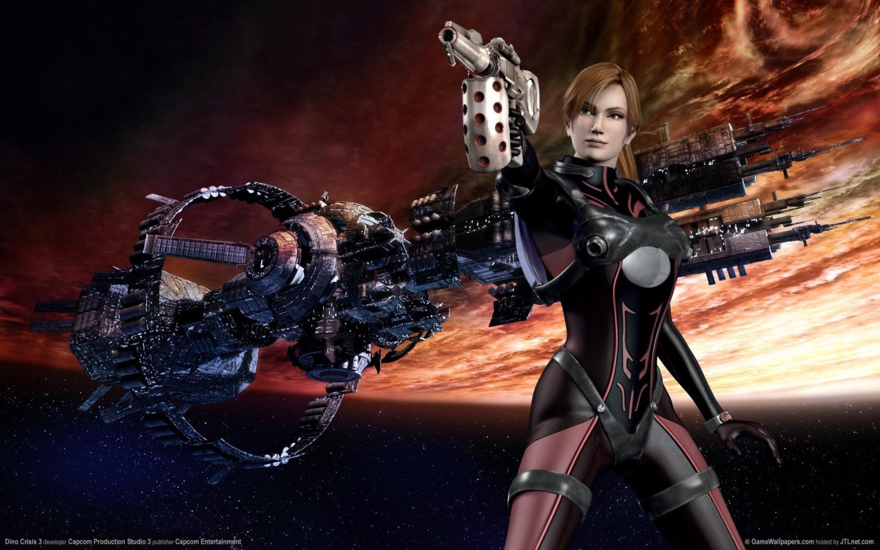 Воин из игры Dino Crysis