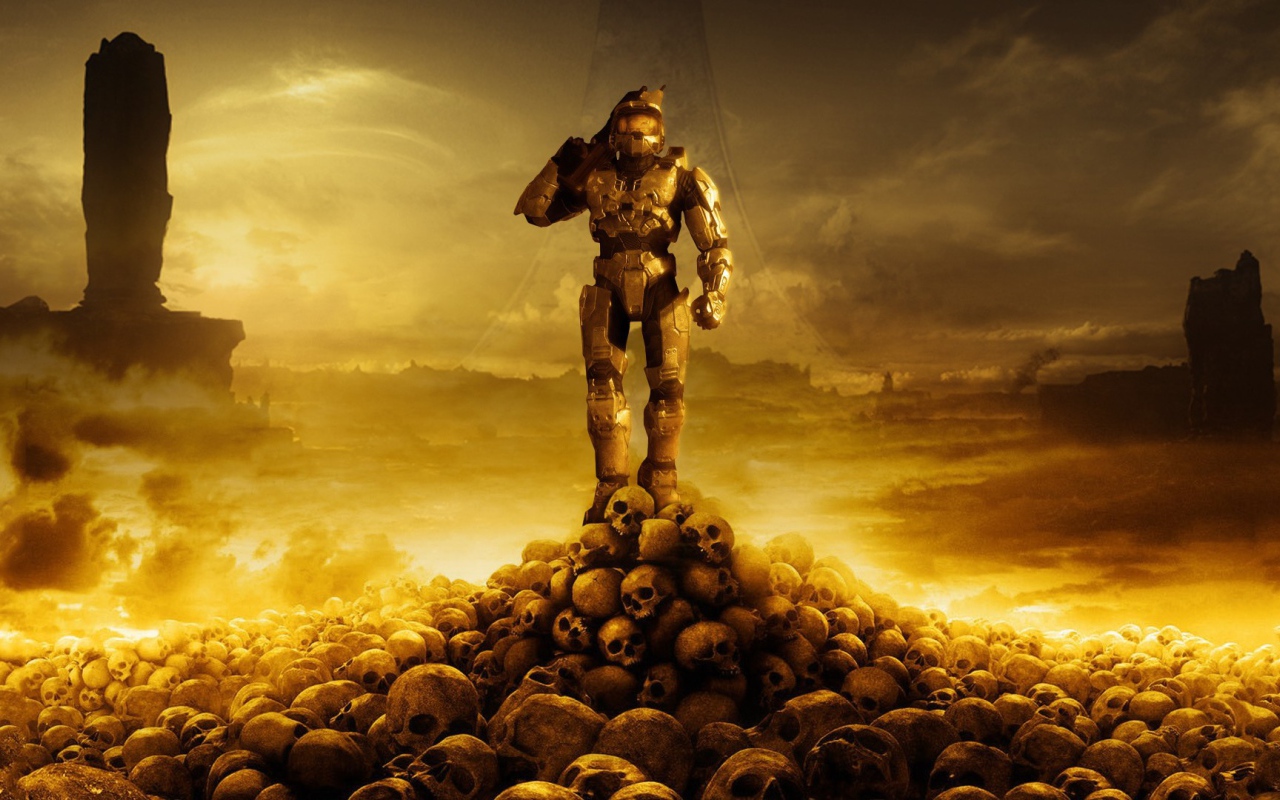 Воин на горе черепов, игра Halo 4