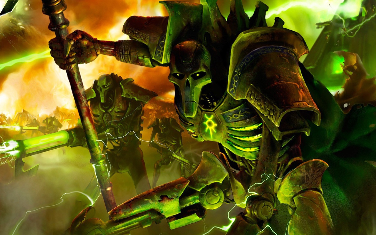 Воины некроны из игры Warhammer 40K