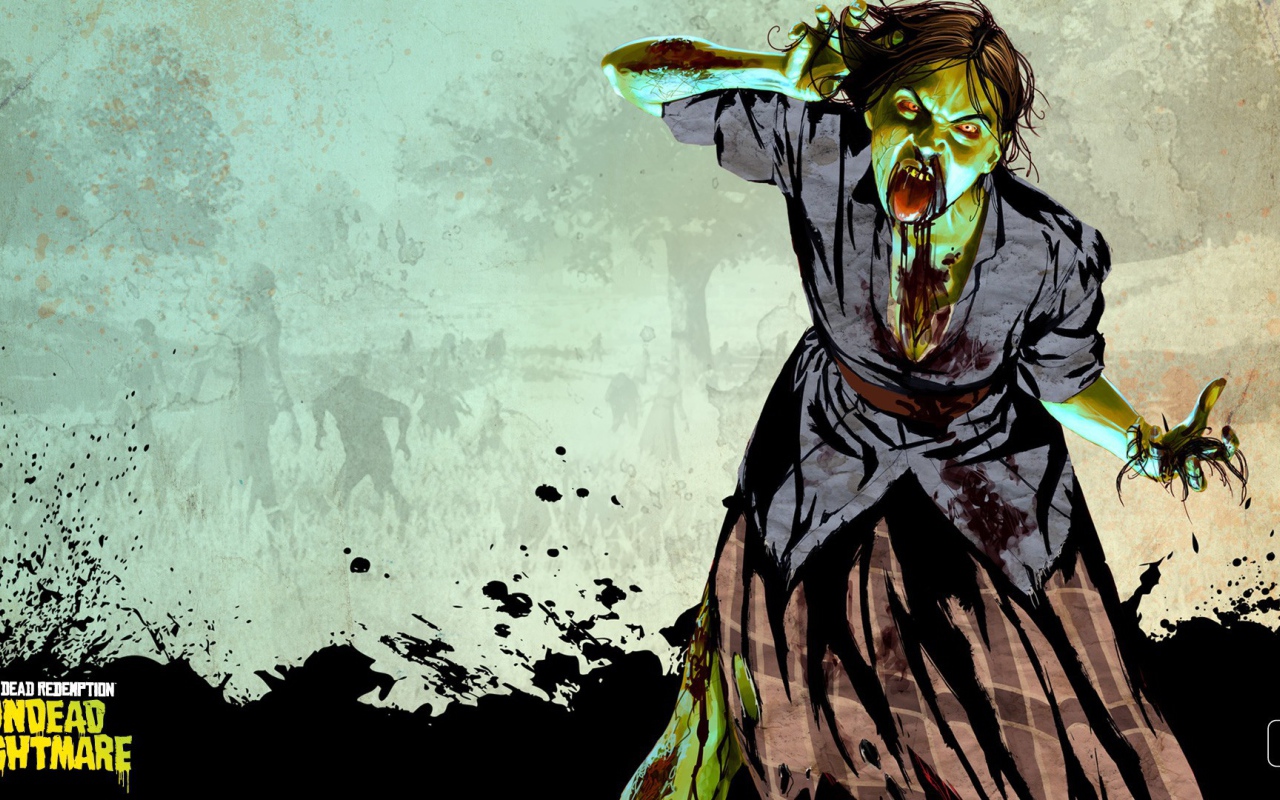 Зомби из игры Red Dead Redemption