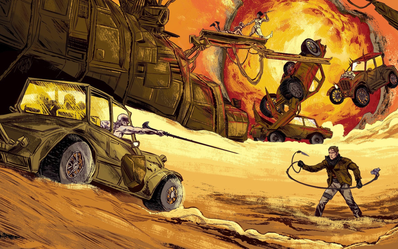 Арт к фильму Мад Макс Дорога ярости