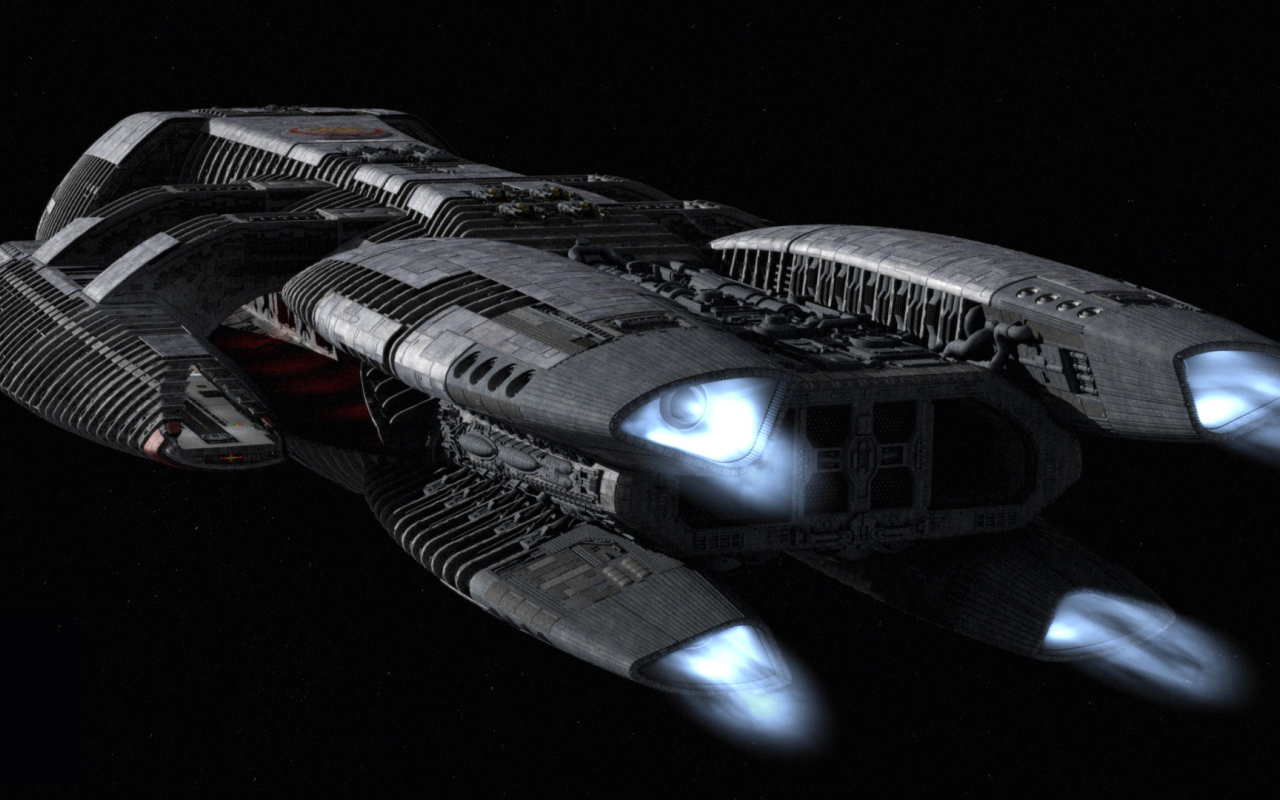 Крейсер из сериала Звездный крейсер Галактика