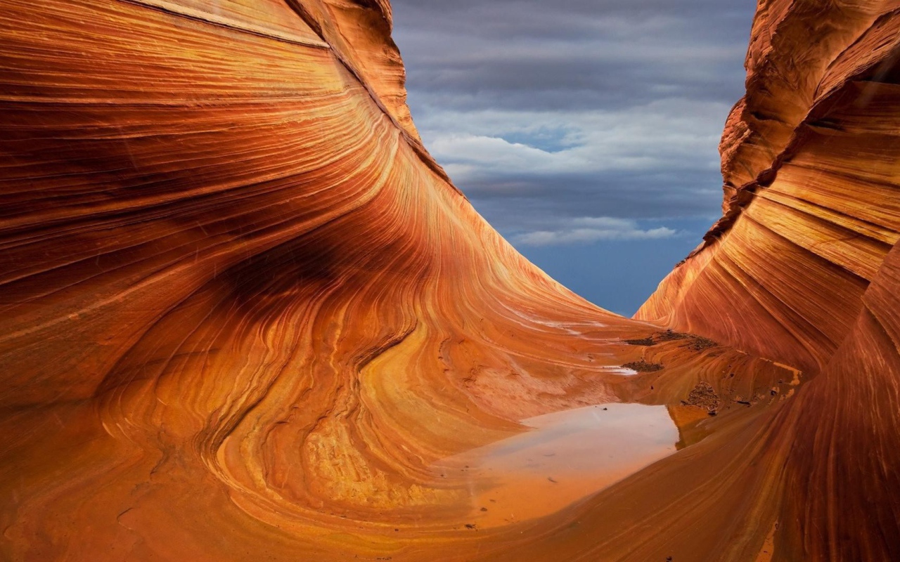 Внутри каньона после дождя