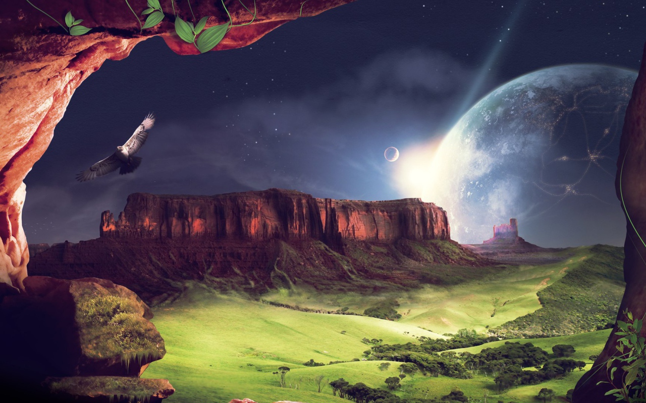 Ночь в каньоне