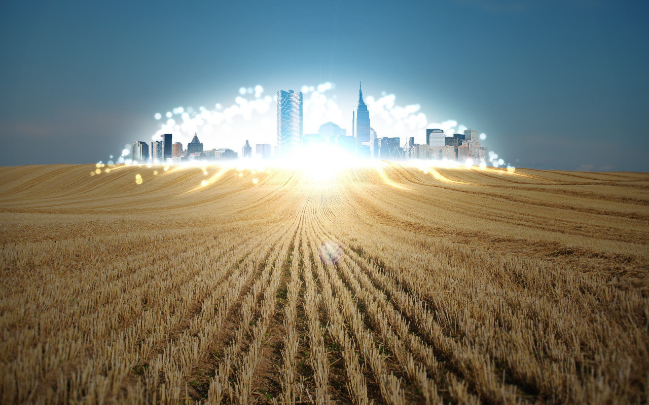 Мираж над полем