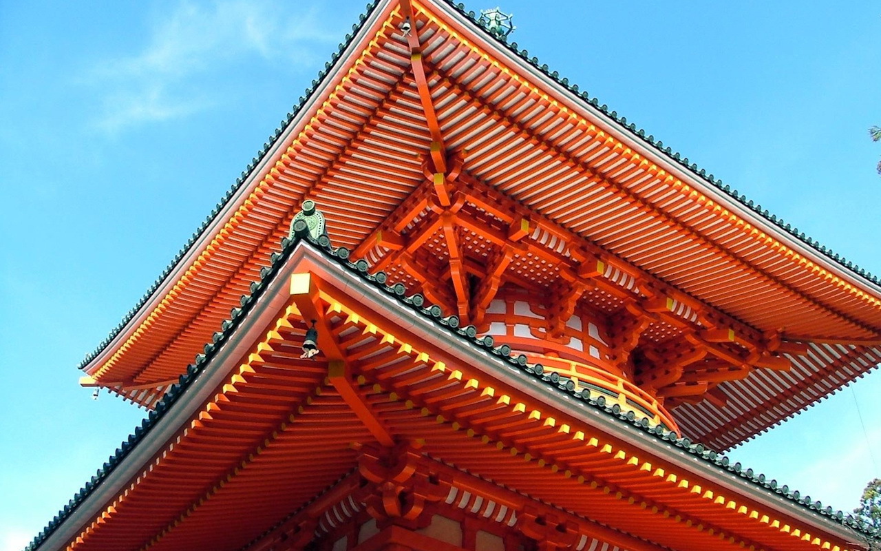 Крыша буддийского храма