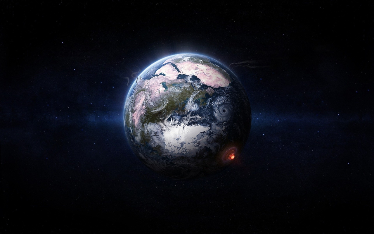 Big Bang on the surface of the Earth Desktop wallpapers 1280x800