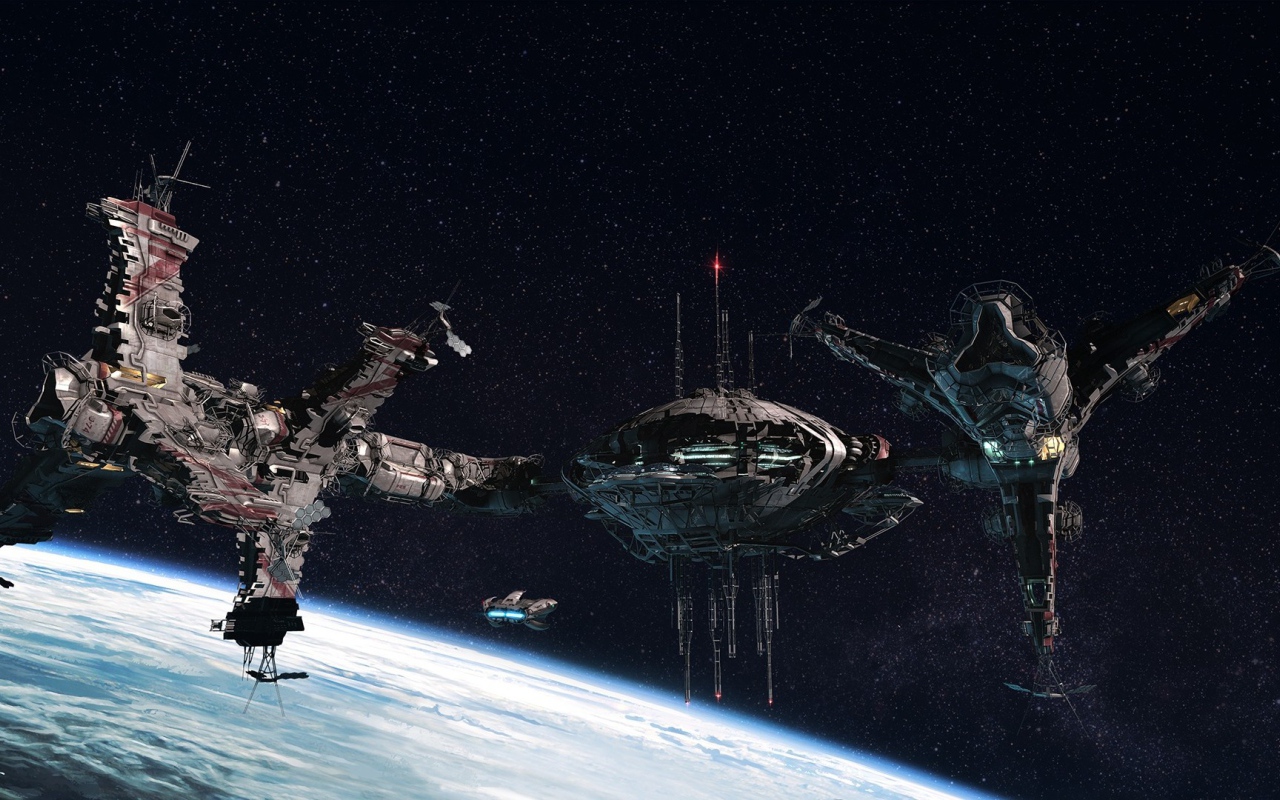 Строительство околоземной космической станции